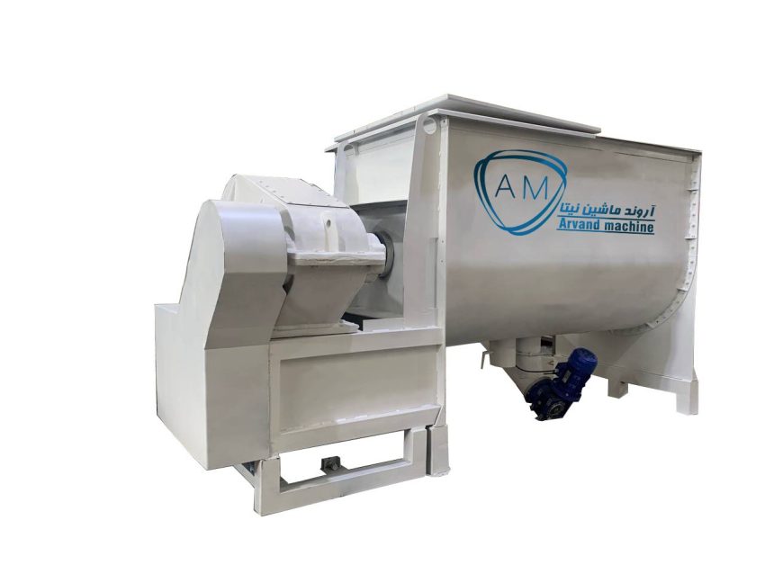 میکسر پودر 1000 لیتری آهن همراه با اسکرو توزین