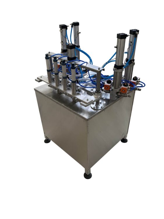 پرکن مایعات نیمه اتوماتیک 4 نازله پمپی